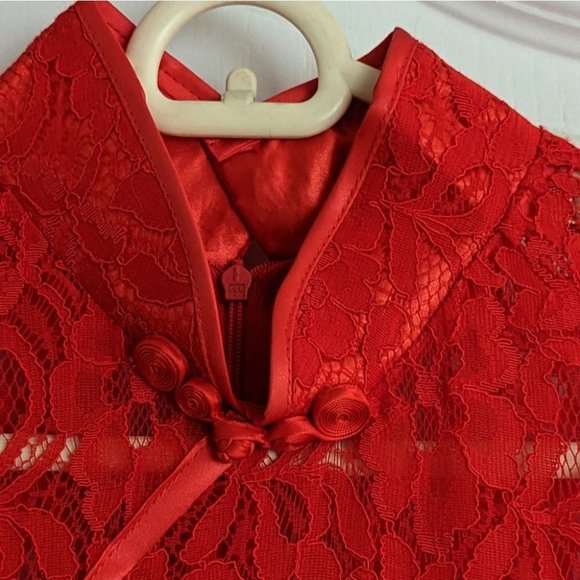 Traditional Red Wedding Gown - Picture 10 of 13